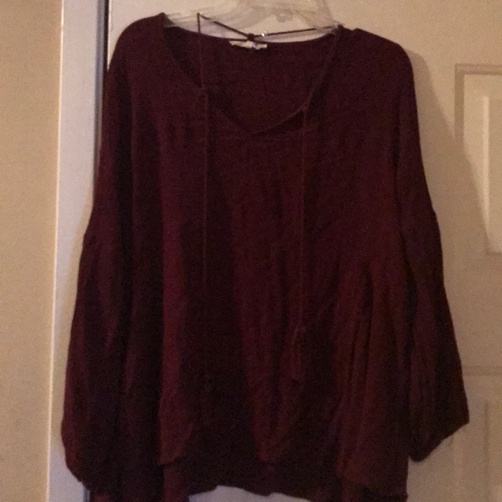 Funky Maroon blouse